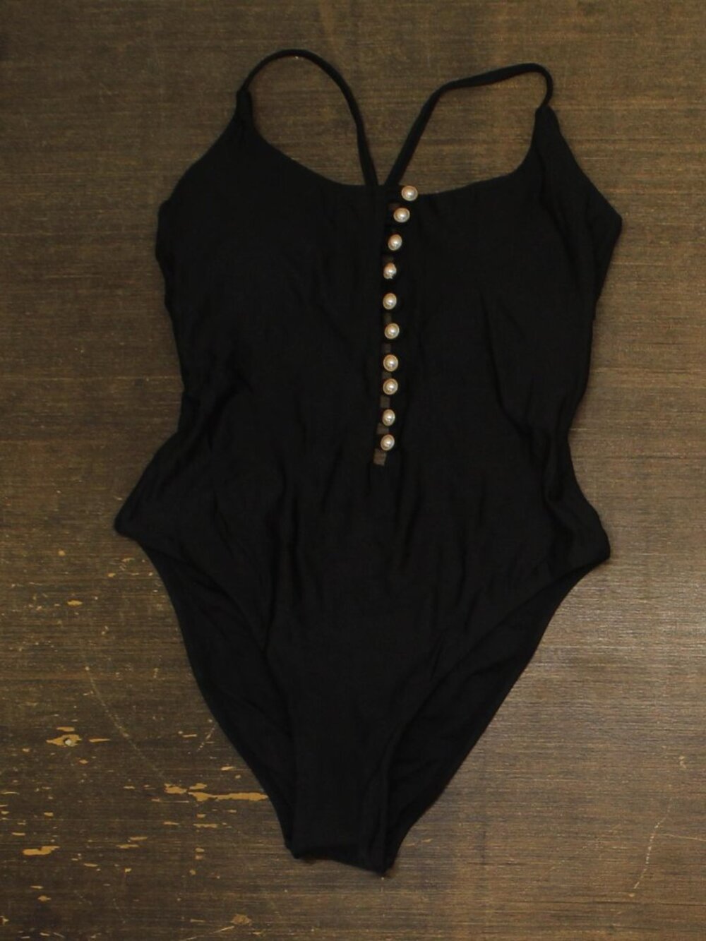 Red Carter Red Carter Tank One Piece Button Front Swimsuit Rcss25895 Sz M